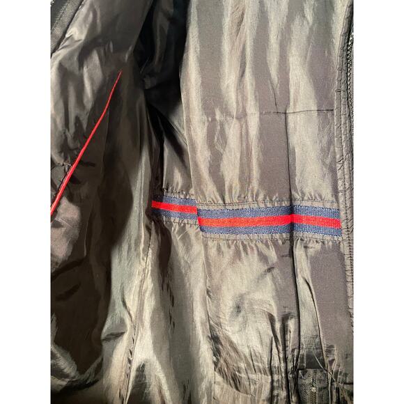 Tommy Hilfiger Black Long Down Blend Quilted Faux Fur Hooded Coat Women Sz S - Picture 14 of 14